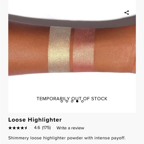 Anastasia Beverly Hills Loose Highlighter in SNOWFLAKE ✨Silver✨ - Picture 7 of 10